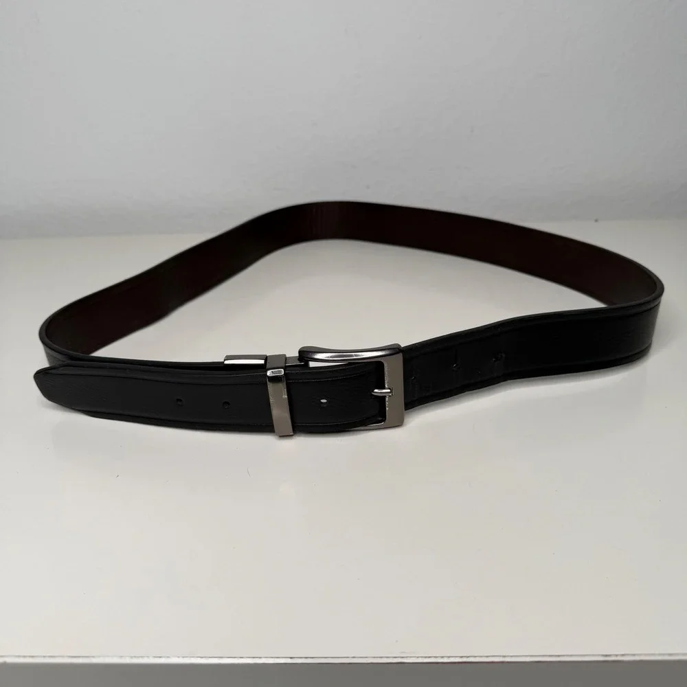 Columbia Reversible Belt Mens Black Brown Swivel Buckle Classic‎ 43